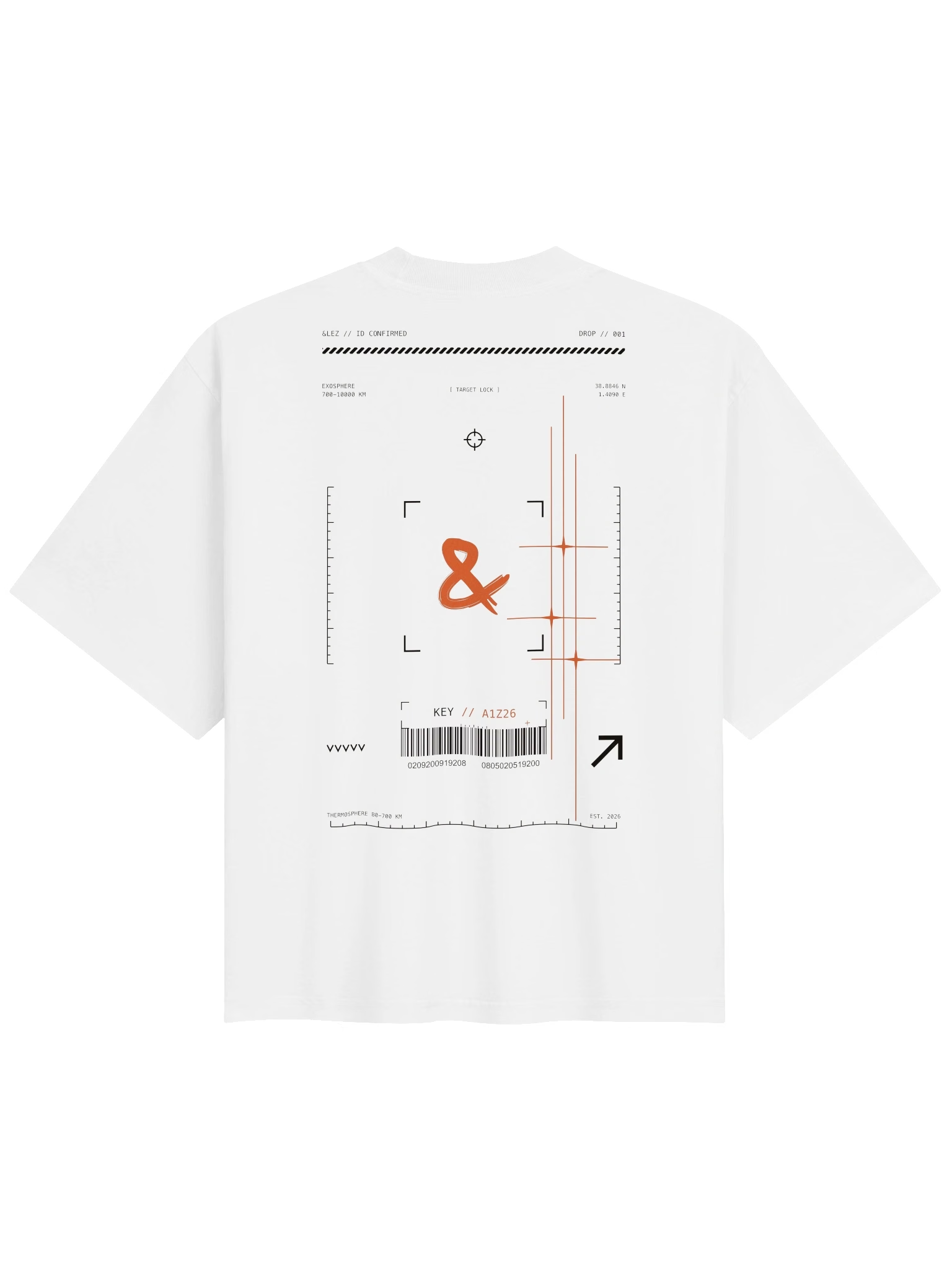 DROP // 001 // WHITE // ALTERNATE — back